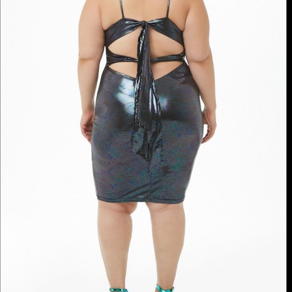 Oil slick dress